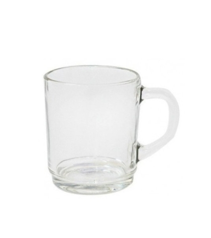 JARRO VIDRIO MUG 265 CC TRANSPARENTE