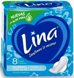 TOALLA FEMENINA LINA C-ALAS 8 U