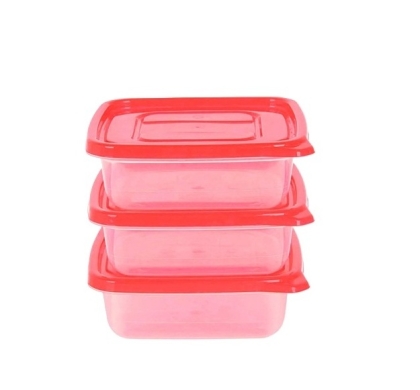 SET X 3 HERMETICO PLAST CUADRADO 2350 ML