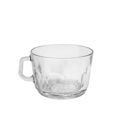 TAZON VIDRIO FACETADO TRANSPARENTE