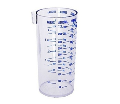 VASO ACRILICO CON MEDIDAS