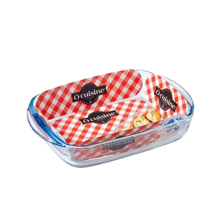 ASADERA VIDRIO RECTANGULAR ARCUISINE 2 L