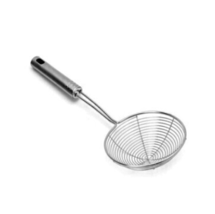 ESPUMADERA ALAMBRE MANGO ACERO 18 CM