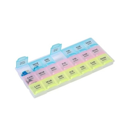 PASTILLERO PLASTICO SEMANAL 3 TOMAS