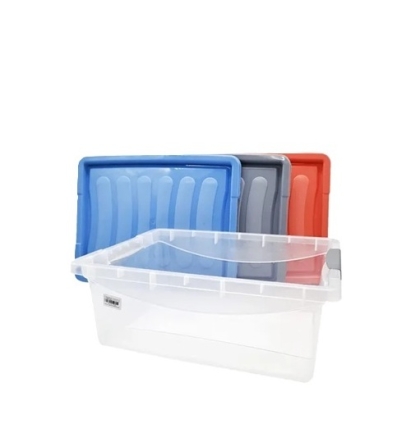 CAJA PLASTICA STARBOX 18 L TAPA COLOR
