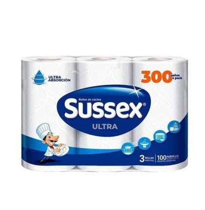 ROLLO COCINA SUSSEX ULTRA MAX 3 X 60 PA�OS