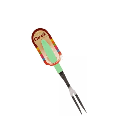 TENEDOR ACERO MANGO PLASTICO