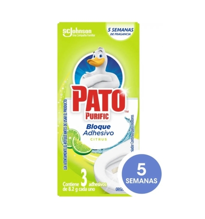 PATO PURIFIC ADHESIVO CITRUS 24.6 GR