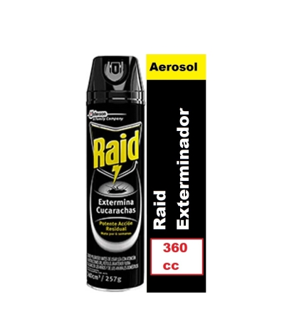 RAID AEROSOL EXTERMINADOR 360 CC