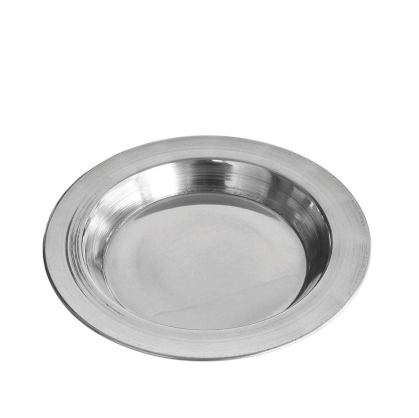 PLATO ACERO INOXIDABLE HONDO 22 CM