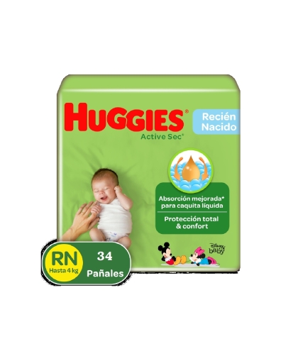 PA�AL HUGGIES FLEXI RN 34