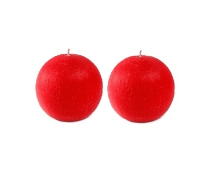 VELAS ESFERA 6 CM X 2