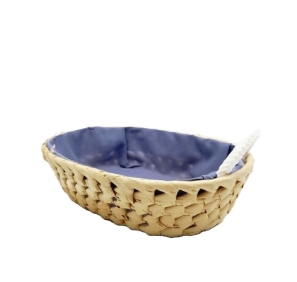 PANERA MIMBRE TELA OVAL 25 CM