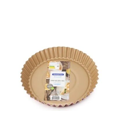 TARTERA TEFLON TRAMONTINA ROJA 24 CM