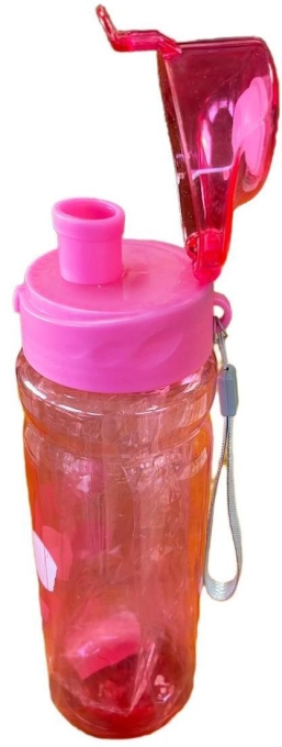 BOTELLA ACRILICO DEPORTIVA TAPA 600 ML