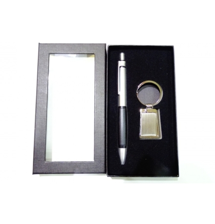 CAJA REGALO LAPICERA + LLAVERO
