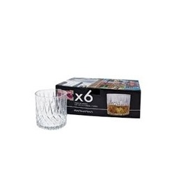 VASO VIDRIO WHISKY MANHATTAN 230 CC