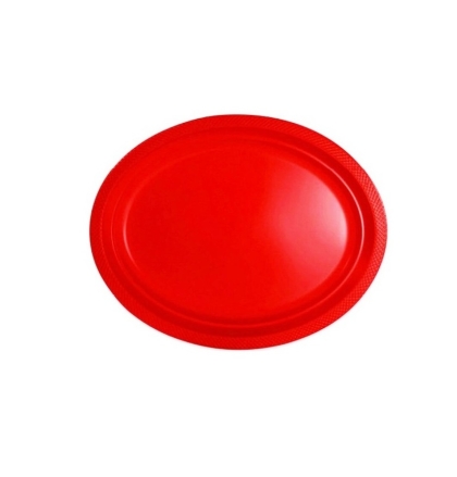 BANDEJA PLASTICO REDONDA 28 CM