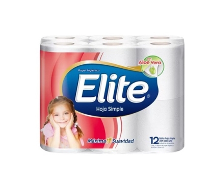 PAPEL HIG ELITE SH ALOE 30 MT X 12 ROLLO
