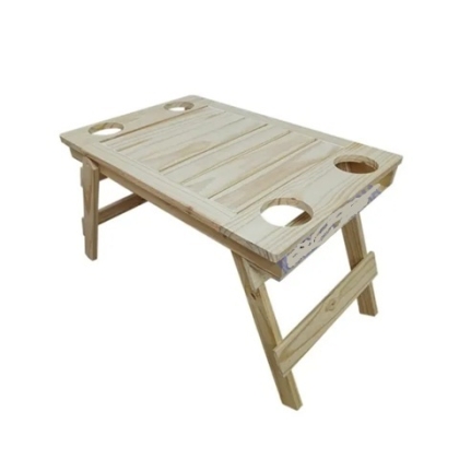 MESA PINO PLEGABLE GDE 90 X 50 X 55 CM