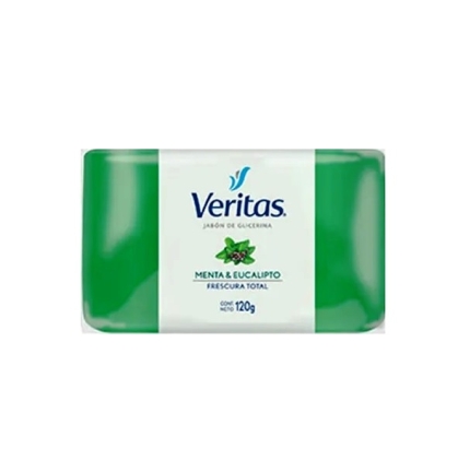 JABON GLICERINA VERITAS MENTA Y EUC 120 GR