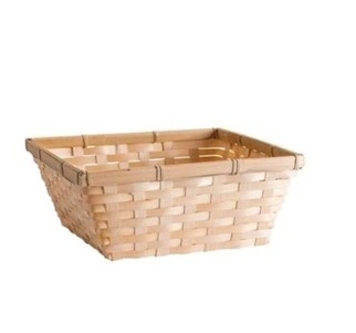 PANERA MIMBRE CUADRADA 21 X 21 CM