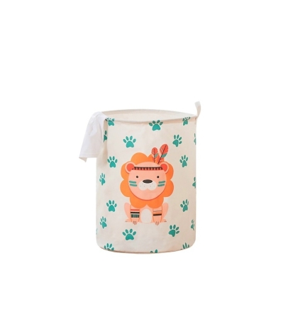 CESTO TELA REDONDO RAFIA 45 X 35 CM