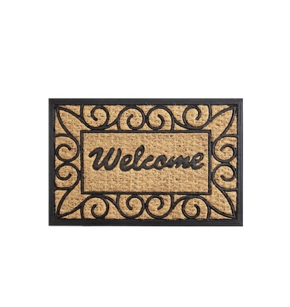 FELPUDO RECTANGULAR YUTE GOMA 60 X 40 CM