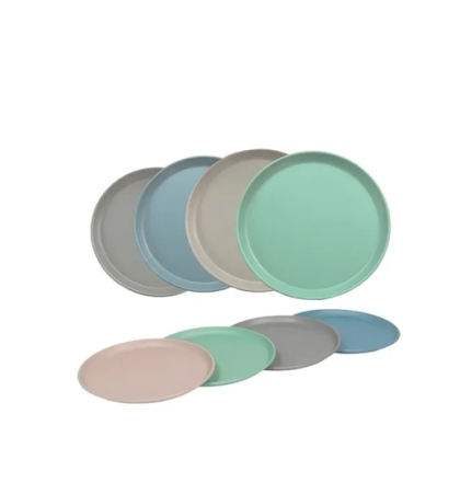 PLATO PLASTICO BAMBU 25 CM