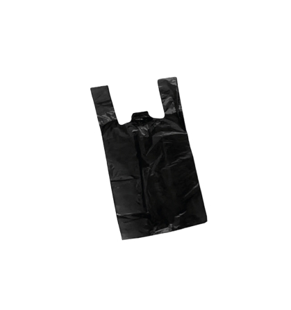 BOLSA CAMISETA NEGRA 45 X 60