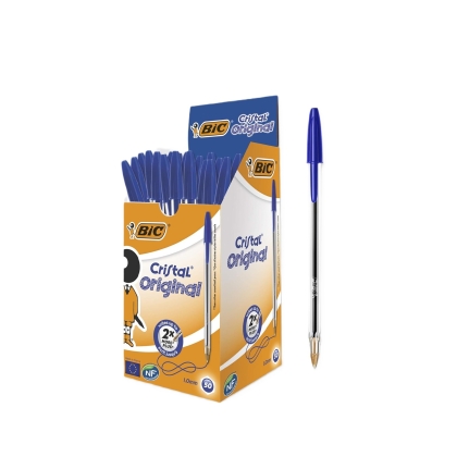 BOLIGRAFO BIC CRISTAL MEDIO AZUL