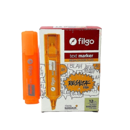 RESALTADOR TEXT MARKER NARANJA FLUOR