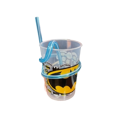 VASO PLASTICO JUNIOR BATMAN