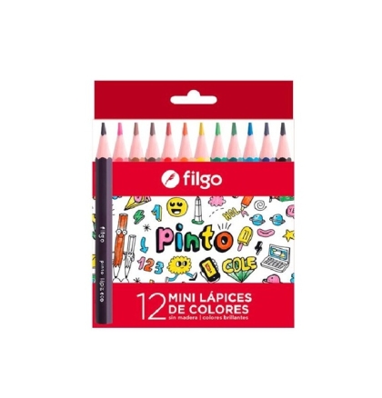 LAPIZ COLOR PINTO MINI E X 12