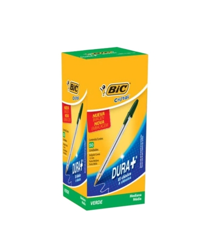 BOLIGRAFO BIC CRISTAL MEDIO VERDE