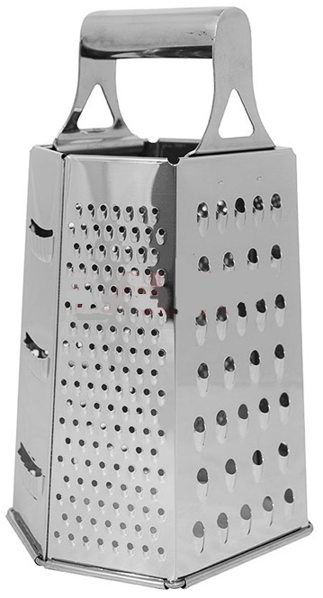 RALLADOR ACERO HEXAGONAL 24 CM