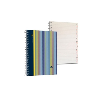 LIBRETA ESPIRAL INDICE RAYA N� 60 40 HOJAS