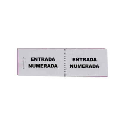 TALONARIO ENTRADA NUMERADA