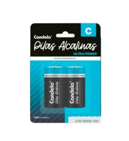 PILA CANDELA C X 2 U