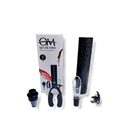 SET VINO + DESTAPADOR ELECTRICO