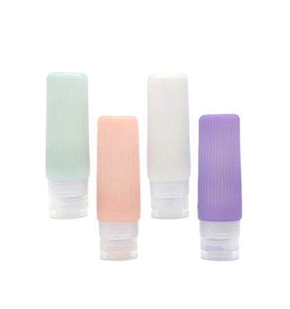 BOTELLA SILICONA VIAJE 4 PIEZAS