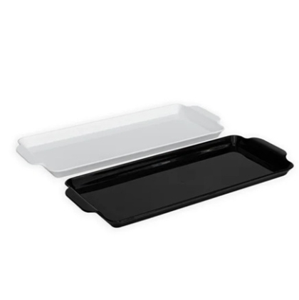 BANDEJA PLASTICA RECTANGULAR JL 40 X 17 CM