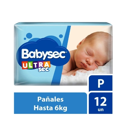 PAÑAL BABYSEC ULTRA P 12 