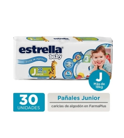 PAÑAL ESTRELLA JUNIOR 30 