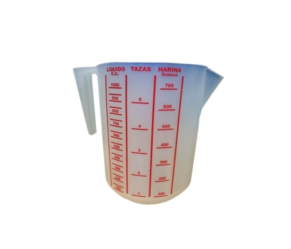 JARRA PLASTICA MEDIDORA 1 LT DIF