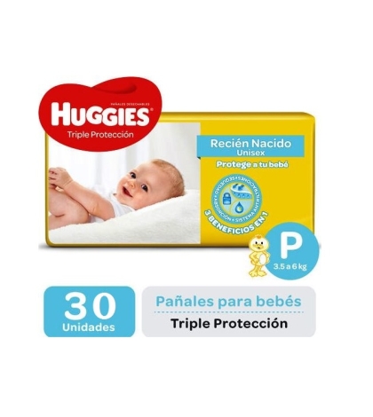 PAÑAL HUGGIES CLASSIC P 30