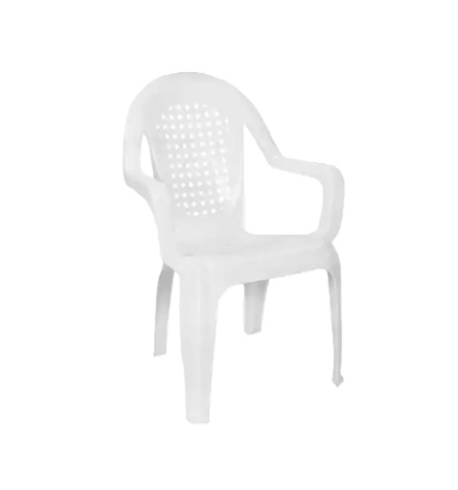 SILLON PLASTICO BLANCO CARLOS 1º ALTO 