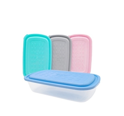 HERMETICO PLASTICO RECTANGULAR BH 3 LT 