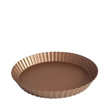 TARTERA TEFLON COBRE 25 CM