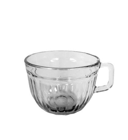 TAZON VIDRIO DESAYUNO CRISTAL 375 ML